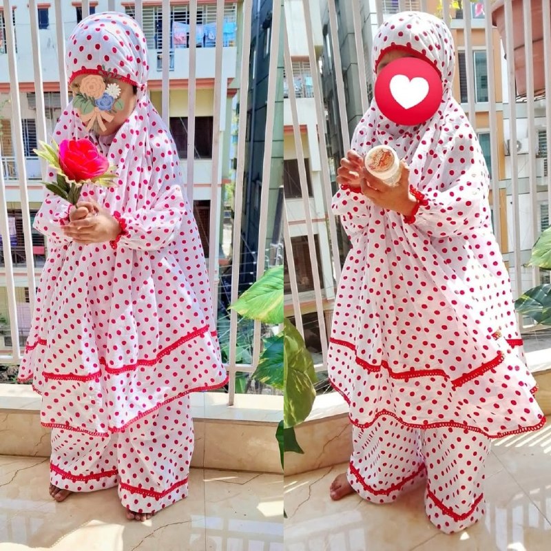 বেবি খিমার এবং প্লাজু সুতি সেট বেবি খিমার এবং প্লাজু সুতি সেট 7 - Image 1